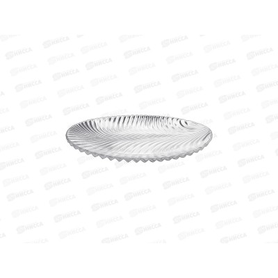 Тарелка сервировочная DSP6102-3 стеклянная 24см