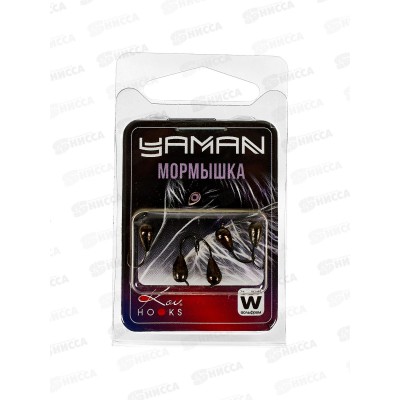 Мормышка вольф точеная "ЯМАН" Капля с ушк. р.4, вес 1,1,черный никель (5шт) Мормышка вольф точеная "ЯМАН" Капля с ушк. р.4, вес 1,1,черный никель (5шт)