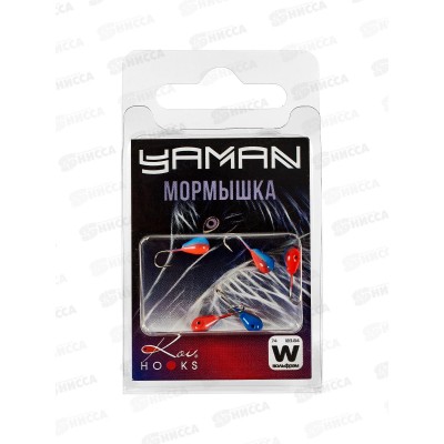Мормышка вольф "ЯМАН" Капля с отв. р.3,5, вес 0,60, крас.-синий (5шт) Мормышка вольф "ЯМАН" Капля с отв. р.3,5, вес 0,60, крас.-синий (5шт)