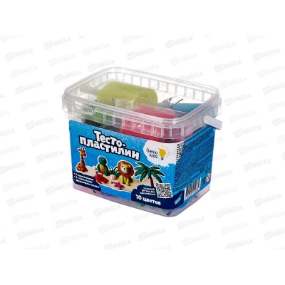 Набор для детской лепки "Тесто-пластилин" (лёгкий) 10 цветов, ТА2047
