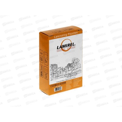 Пленка д/лам. Lamirel 54*86мм, 125мкм, 100шт, LA-78665