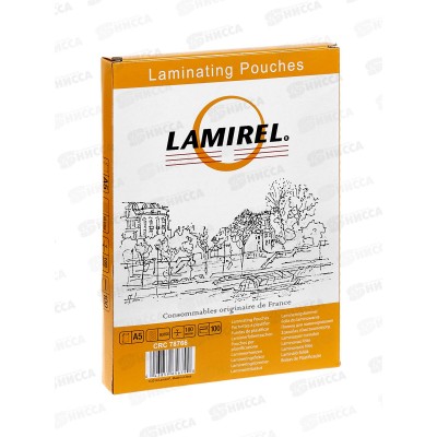 Пленка д/лам. Lamirel А5, 100мкм, 100шт, LA-78766