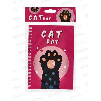 Блокнот 40л MAZARI 12,5*17см, Лапки M-3194