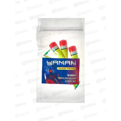 Поплавок зимний ЯМАН &quotБуек&quot одинарный, бальса, 2,0 г, цв. в асс. (5шт)
