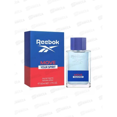 Reebok Move Your Spirit, т/в 50мл мужская М Reebok Move Your Spirit, т/в 50мл мужская М