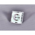 Розетка Афина 1-местная скрытой установки, с заземлением, 16А, 220В жемчуг, A0028-OBr*10