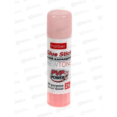 Клей карандаш Hatber 21гр. NEWtone  067213 *12/288 Клей карандаш Hatber 21гр. NEWtone  067213 *12/288