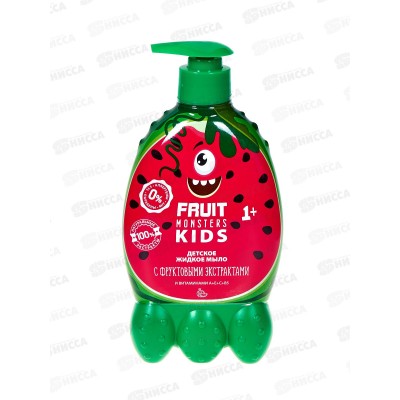 Фрутомонстры Жидкое мыло Арбуз 400мл *6 Фрутомонстры Жидкое мыло Арбуз 400мл *6