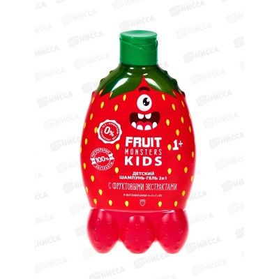 Фрутомонстры Шампунь-гель 2в1 Лесные ягоды 400мл *6
