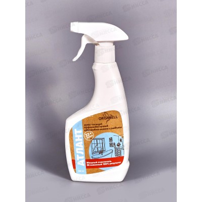 Organell Атлант анти-налет для сантехники и душевых кабин спрей 500мл *12 Organell Атлант анти-налет для сантехники и душевых кабин спрей 500мл *12