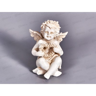 Сувенир "Ангелочек с венком из роз" 11*8,4см микс 9229295 Сувенир "Ангелочек с венком из роз" 11*8,4см микс 9229295