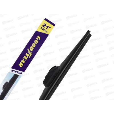 Щетка стеклоочистителя зимняя WINTER Premium 21&quot/53см, 4 переходника