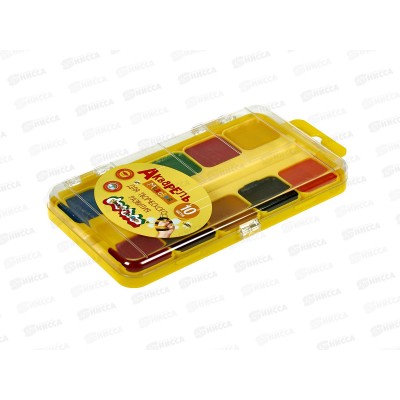 Акварель Каляка-Маляка  10цв б/к п/у, АМККМ10Е *12