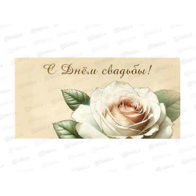 Конверт для денег МП С днем свадьбы!, 075.745 *10