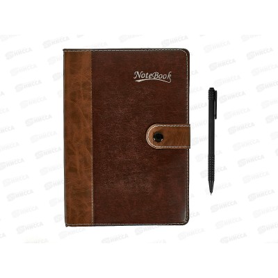 Бизнес-блокнот 80л Alingar 15*22см, с ручкой иск.кожа, клапан  AL4312