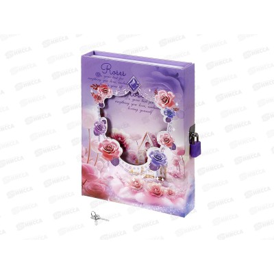 Блокнот подар. Alingar в футляре 45л лин &quotДомик среди роз&quot, AL11884