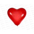 Шары 10&quot Сердце кристалл красное (50шт)  1105-0014