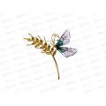 Брошь &quotKLEVER KS&quot Бабочка на колоске 546-238