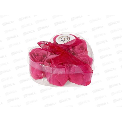 Набор под. &quotБордовые розы&quot 6 мыльных лепестков 6962269