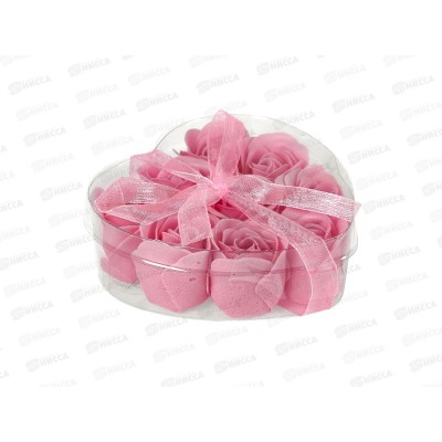 Набор под. &quotРозовые розы&quot 9 мыльных лепестков 6962272