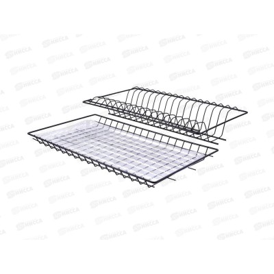 Сушилка для посуды в шкаф металл цвет черный 565мм АЛТ 565Ч *10