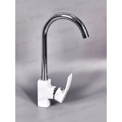 Смеситель для кухни, белый, E41151-8