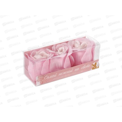 Мыльные лепестки &quotСамой нежной на свете&quot 3шт роз-бел 7980796