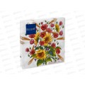 Салфетки 3 слойные 20 листов 33*33 Art Bouquet Солнечный букет,37402*12