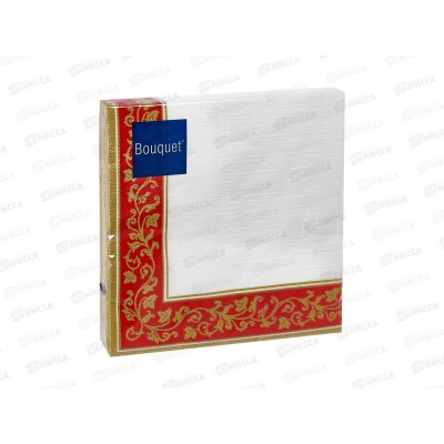 Салфетки 3 слойные 20 листов 33*33 Art Bouquet Золотые узоры на красном фоне 57414 *12 Салфетки 3 слойные 20 листов 33*33 Art Bouquet Золотые узоры на красном фоне 57414 *12