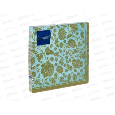 Салфетки 3 слойные 20 листов 33*33 Art Bouquet Анжелика. золото Тиффани 37693 Салфетки 3 слойные 20 листов 33*33 Art Bouquet Анжелика. золото Тиффани 37693