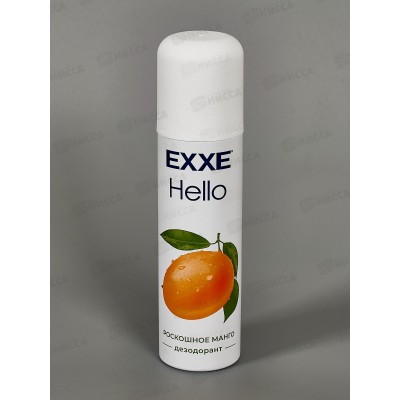 EXXE Hello Дез спрей Роскошное манго 150мл жен *12 С0008147 EXXE Hello Дез спрей Роскошное манго 150мл жен *12 С0008147