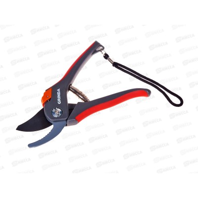 Секатор плоскостной, 205мм, тефлон, GRINDA G-26, 423102