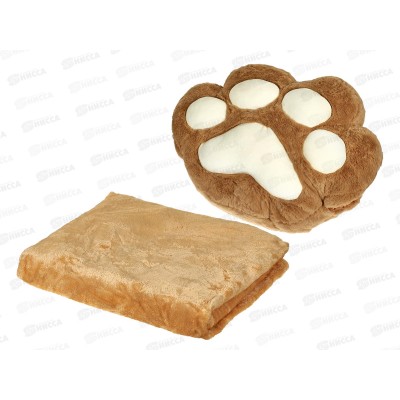 Плед Лапка, Коричневый 30см, МТ241101-30-BR-SD