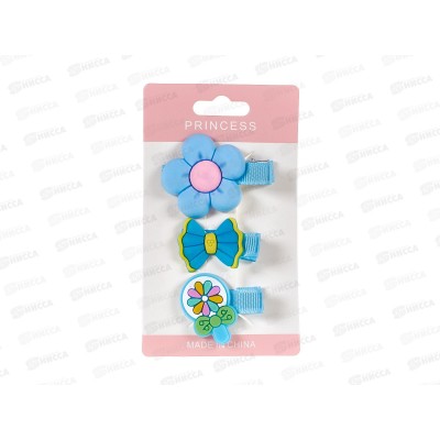 Зажим д/волос "Розовый мир" 3шт 658-206 Зажим д/волос "Розовый мир" 3шт 658-206