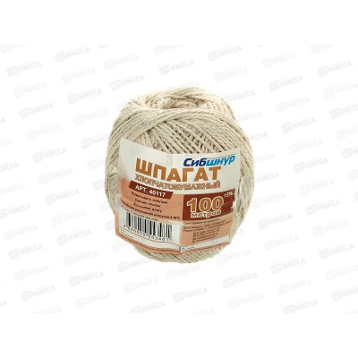 Шпагат х/б 100м  Сибшнур*72