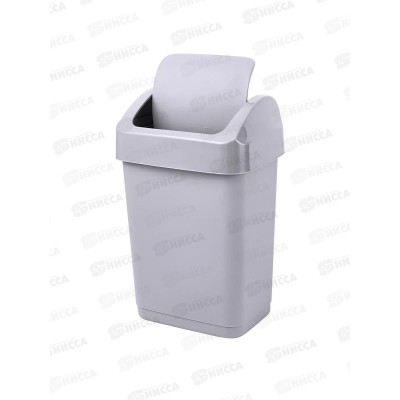 Контейнер д/мусора 25л Step серый SC480411025