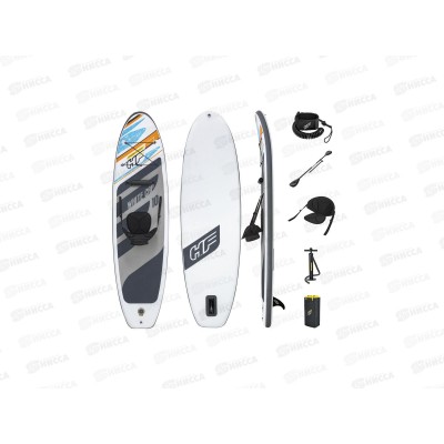 SUP доска 305х84х12см 65341 (весло, руч. насос, рюкзак, трос) BESTWAY
