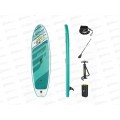 SUP доска 305х84х12см 65346 (весло, руч. насос, рюкзак, трос) BESTWAY