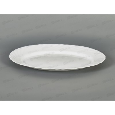 Блюдо овальное 30*22,6см OD1050 WHITE 114246 *4/12