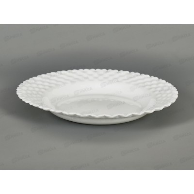 Тарелка суповая круглая РО225Р WHITE 116821 *6/36