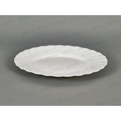 Тарелка десертная круглая 19,5см RDP195/PO195T  WHITE 114440 *6/36