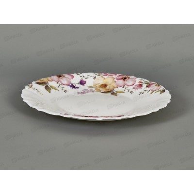 Тарелка десертная круглая 19.5см RDP195-155 SILVIA 114431 *6/36