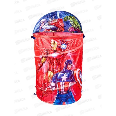 Корзина для игрушек "Супергерои" XDP-17958-R "Играем вместе" 43х60см Корзина для игрушек "Супергерои" XDP-17958-R "Играем вместе" 43х60см