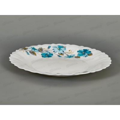 Тарелка обеденная круглая 25см RDP250-768 BLUE JUBA 114411 *6/36