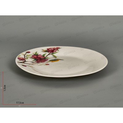 Тарелка десертная ZX2311-7FP Магнолия 18см 249520 Тарелка десертная ZX2311-7FP Магнолия 18см 249520