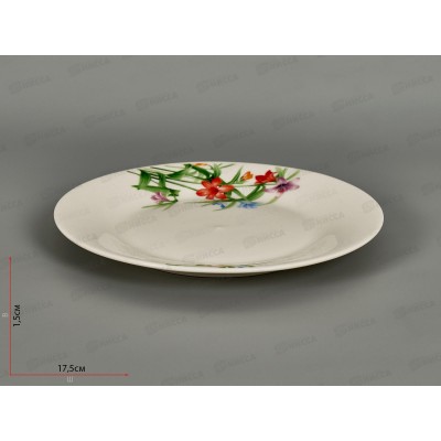 Тарелка десертная ZX2316-7FP Лилейник 18см 272918 Тарелка десертная ZX2316-7FP Лилейник 18см 272918