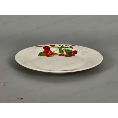 Тарелка десертная ZX2434-7FP Sweet cherry 18см 278498 Тарелка десертная ZX2434-7FP Sweet cherry 18см 278498