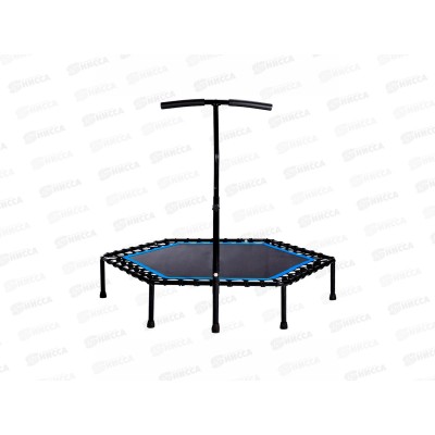 Батут спортивный 130см, голубой, вес 120кг, БСП-0677