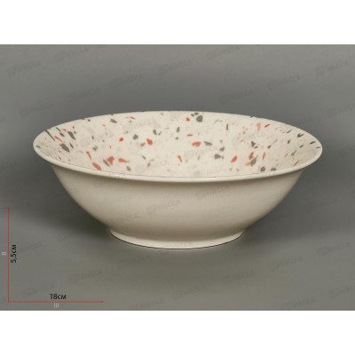 Тарелка глубокая SXY24031 550мл 20см Marble 275243