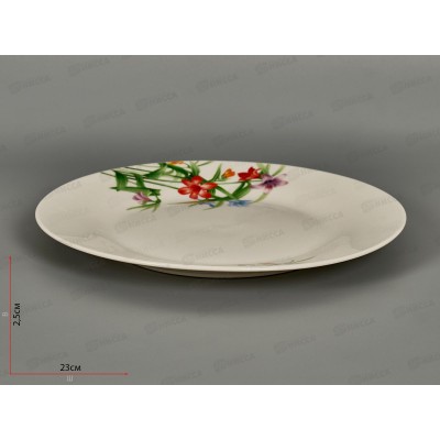 Тарелка обеденная ZX2316-9FP Лилейник 23см 272921 Тарелка обеденная ZX2316-9FP Лилейник 23см 272921